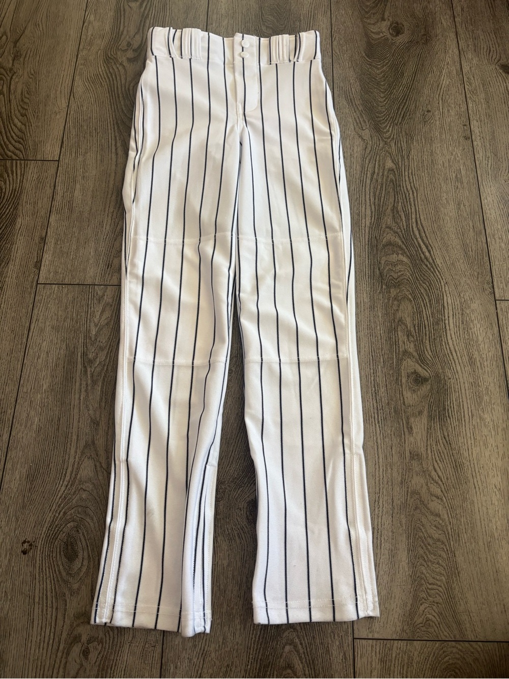 Champro Classic White Pinstripe Kids Baseball Pants